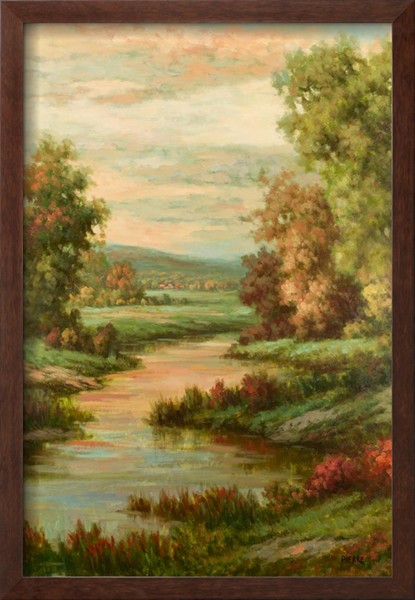 Lac d Avignon - Pierre-Auguste Renoir painting on canvas